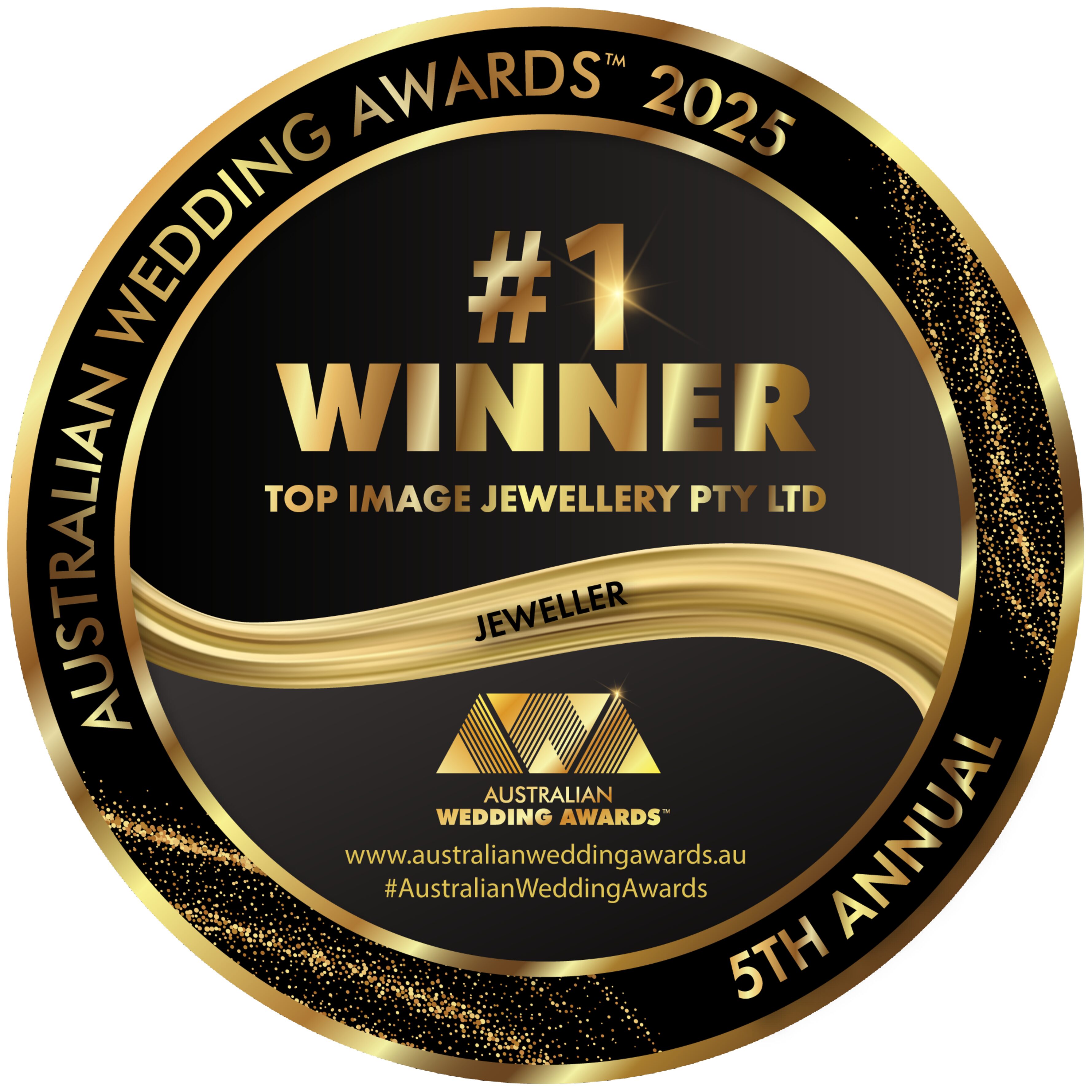Australian Wedding Awards Winner 2025 - Top Image Jewellery